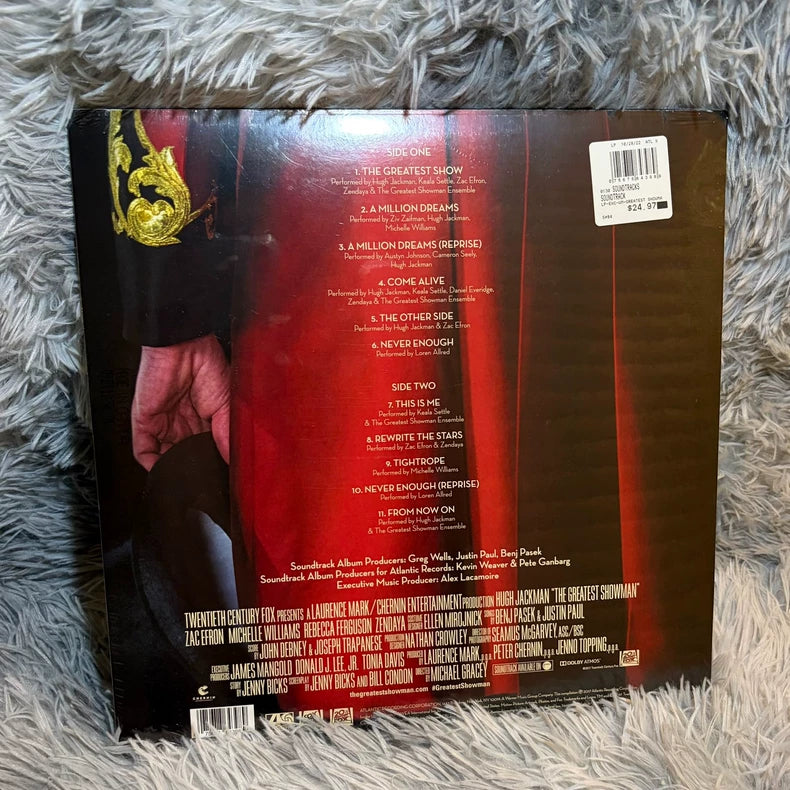 🐟 FRESH · สดใหม่ · The Greatest Showman – Red Vinyl LP