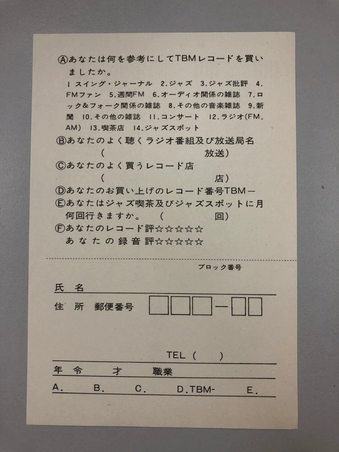 Takashi Mizuhashi & Tsuyoshi Yamamoto – Live in 5 Days in Jazz 1974 Test-Press Vinyl