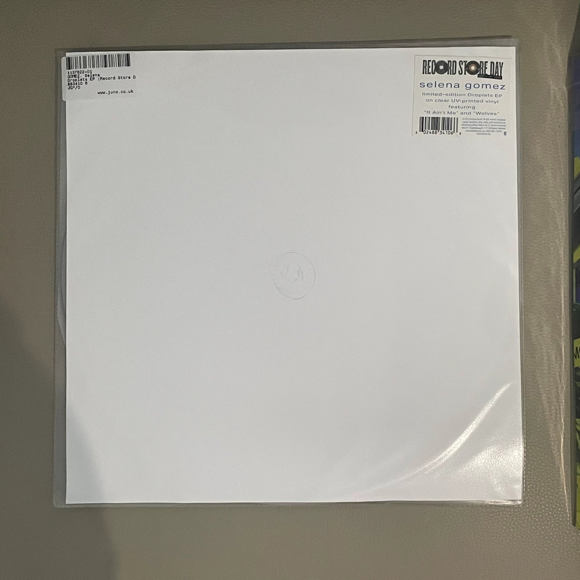 Selena Gomez – Droplets 2026 RSD Clear Picture Disc Vinyl EP
