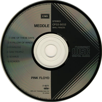 Pink Floyd – Meddle – Japanese Black Triangle CD CP32-5032