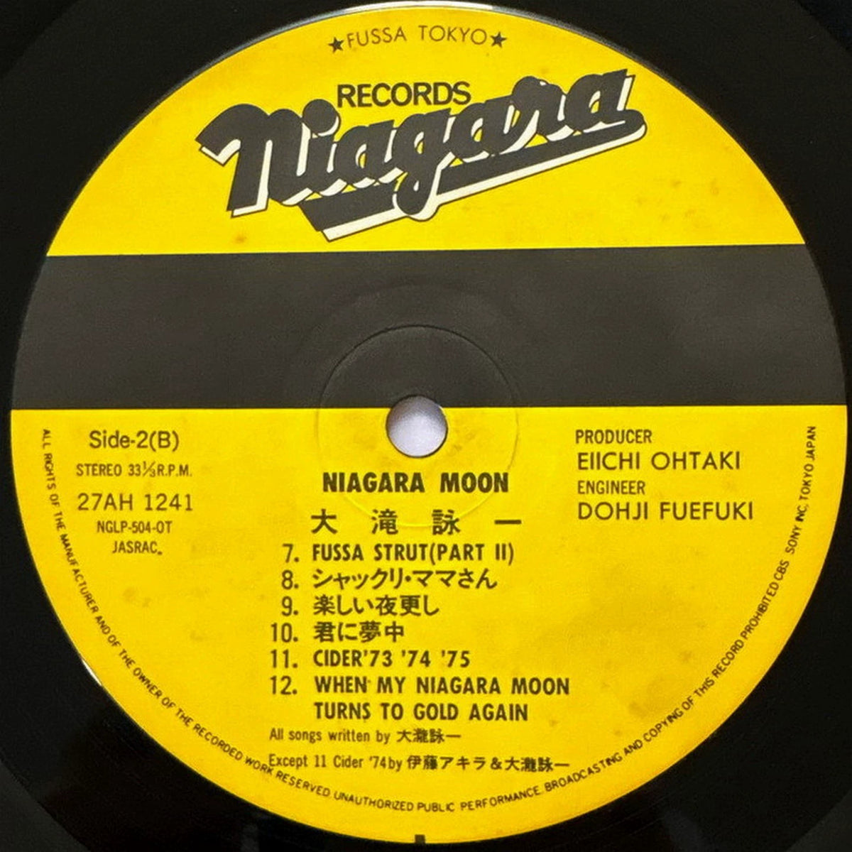 Eiichi Ohtaki – Niagara Moon – 1981 Japan Vinyl (LP)