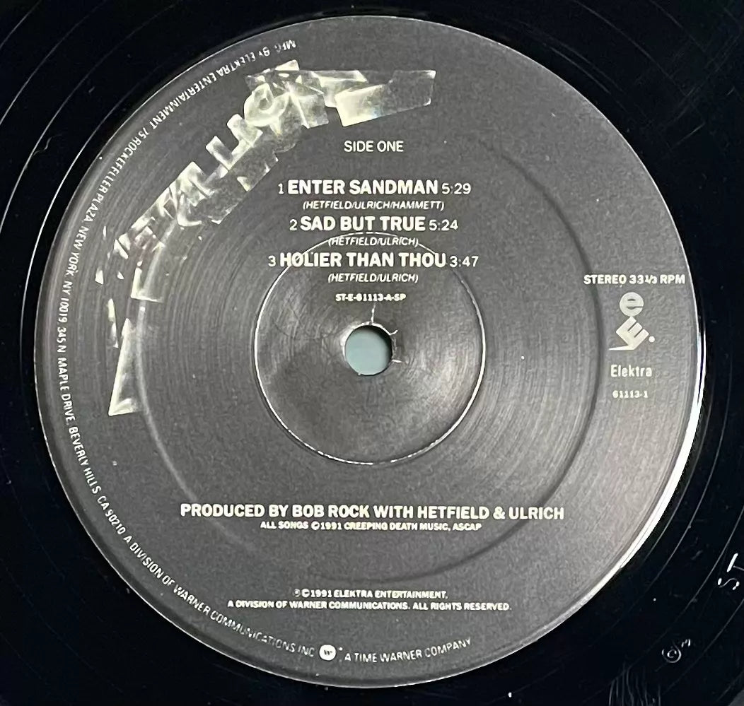 Metallica – Metallica 1991 US First-Press Vinyl LP — product detail 3