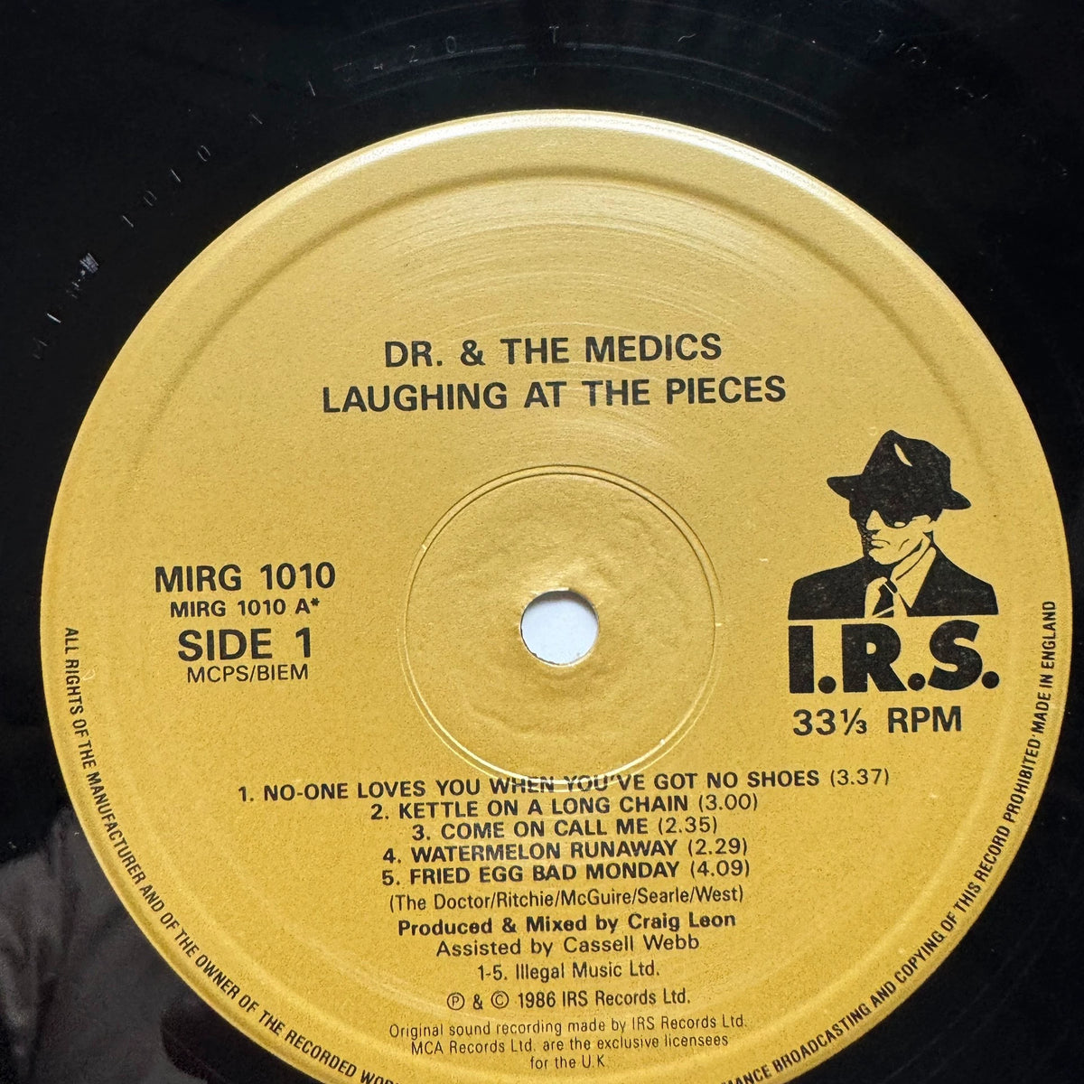 Doctor And The Medics – Laughing At The Pieces; actual item detail