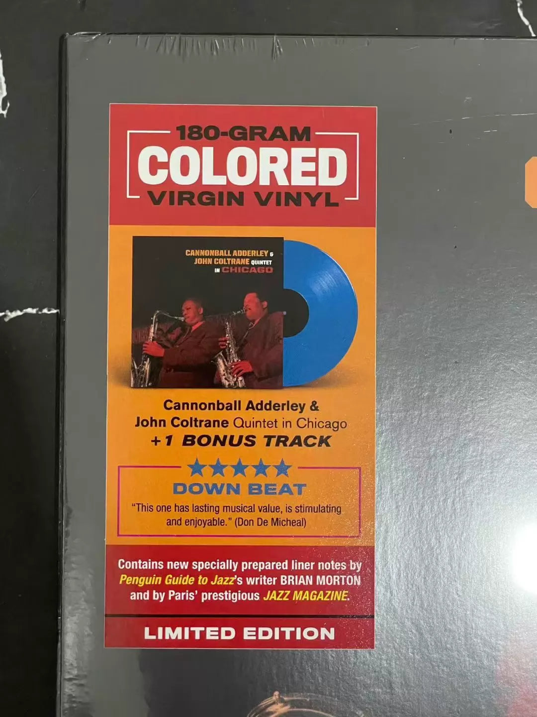 Cannonball Adderley & John Coltrane – In Chicago, Blue Vinyl (LP) – photo 5