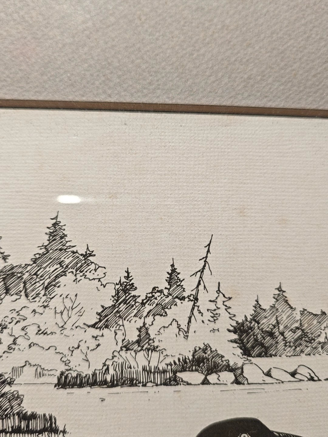 Terry Radeke – Loon – Framed Print 719/900 – detail 7