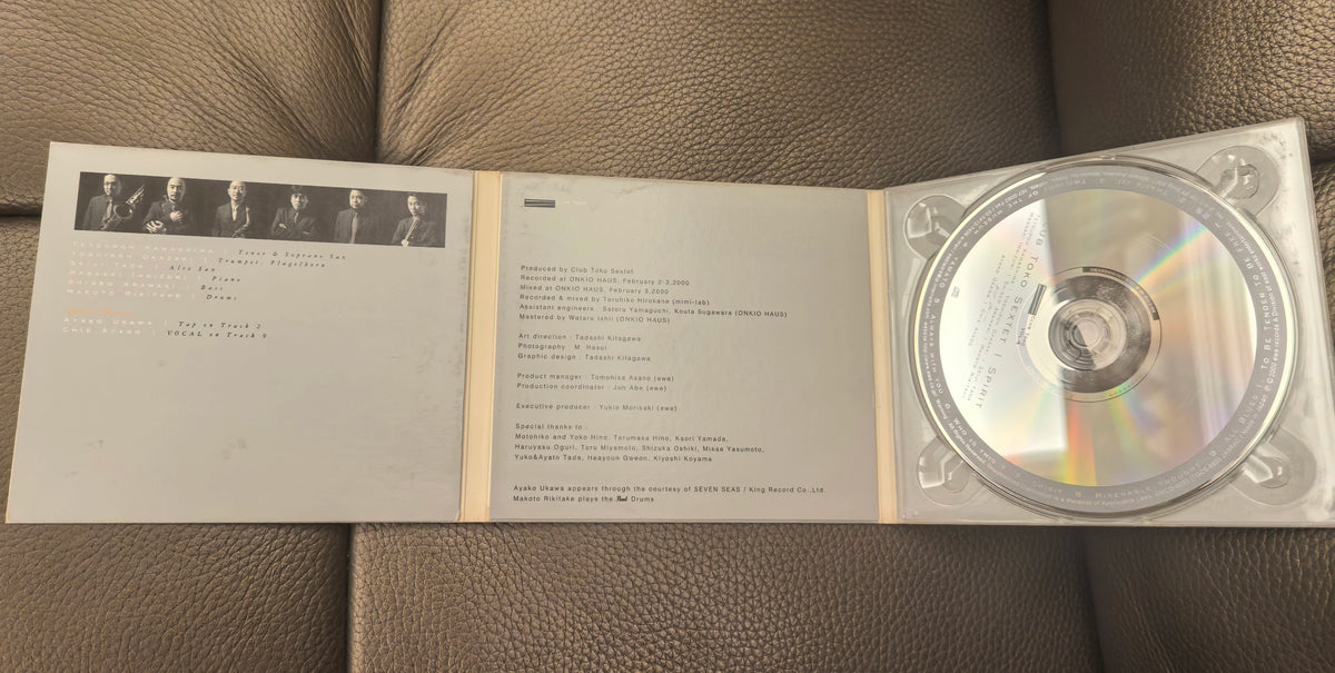 Club Toko Sextet – Spirit – Japanese CD – actual item photograph 2