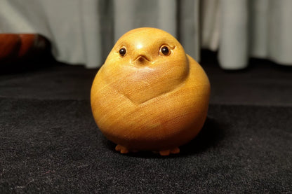 Carved Wooden Bird, 7 cm 3