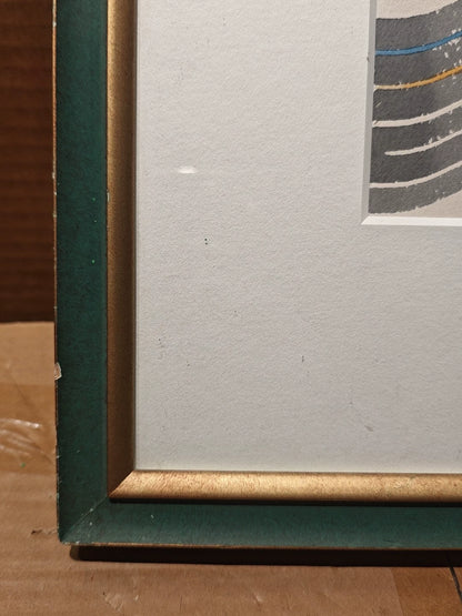 Toyo – Small Abstract Landscape, Framed Print