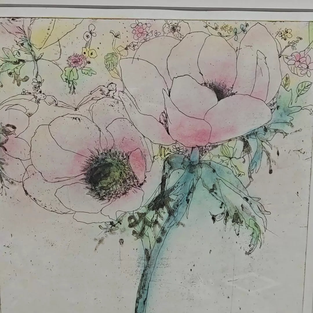 Anemone Flowers – Framed Print, Numbered 12/30 – actual item photograph 7