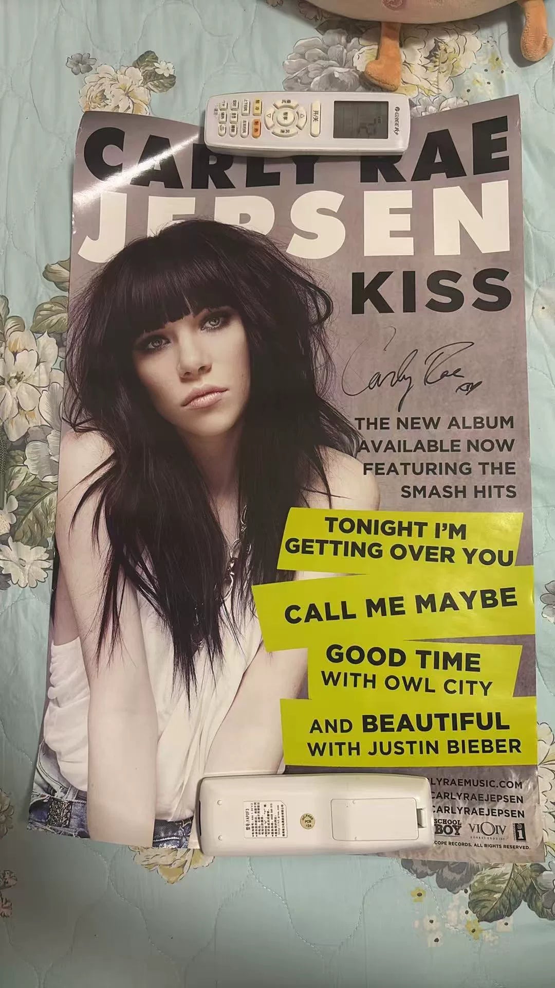 Carly Rae Jepsen – Signed Poster