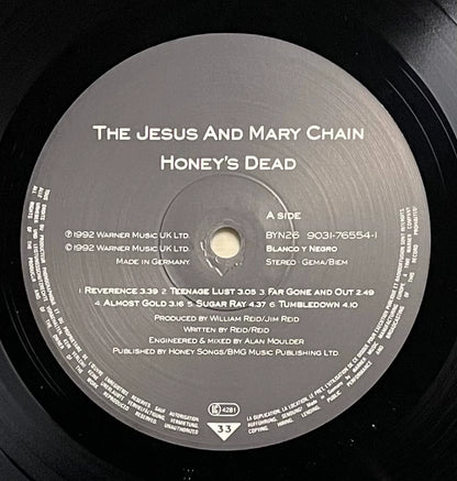 The Jesus and Mary Chain – Honey's Dead 1992 European First-Press Vinyl LP — product detail 3