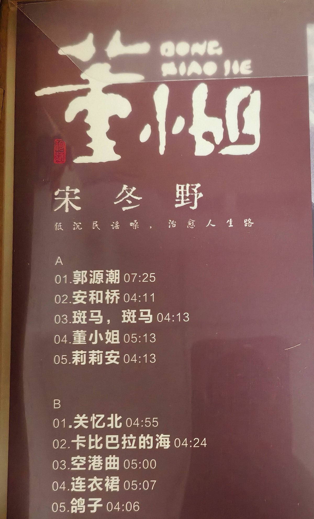 Song Dongye – Anheqiao Bei – Vinyl (LP) — photo 3