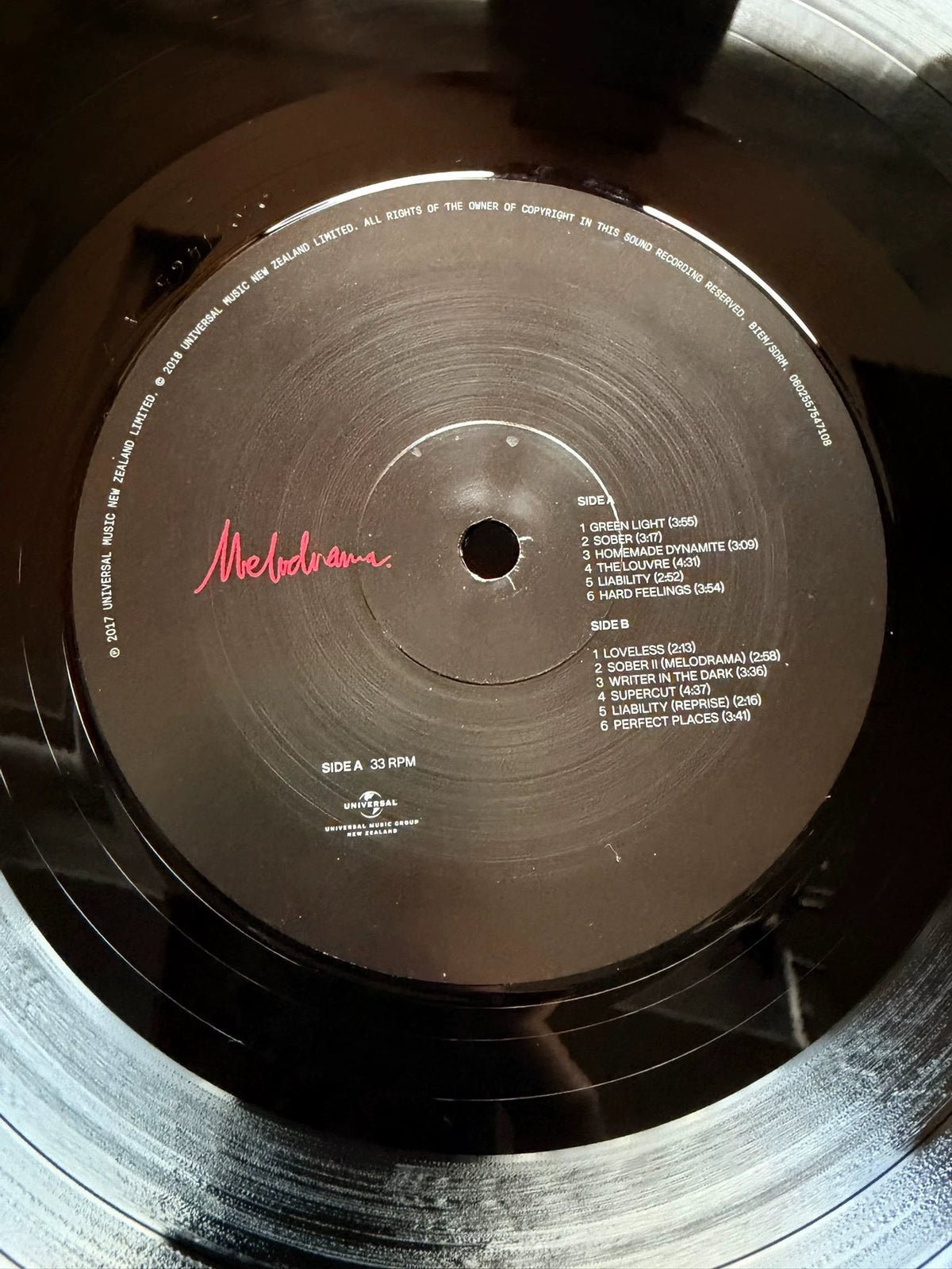 Lorde – Melodrama – Black Vinyl LP – actual copy