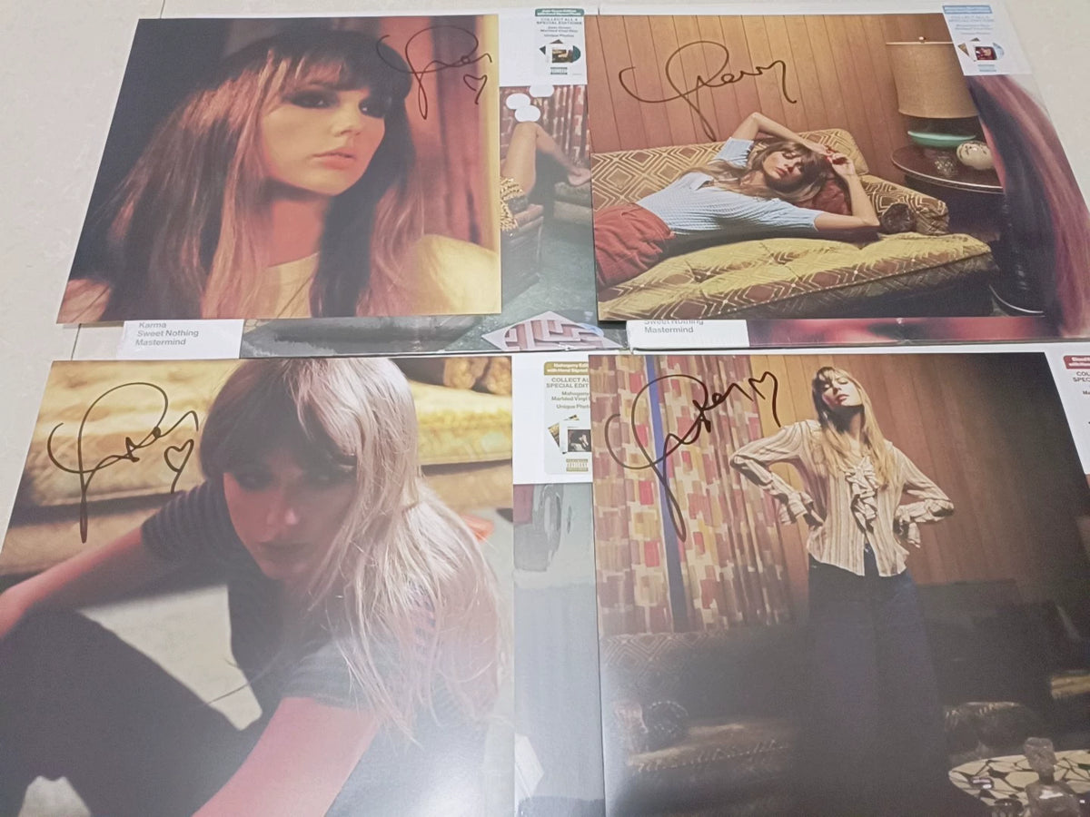 Taylor Swift – Midnights Four Signed Vinyl & Clock Collector Set