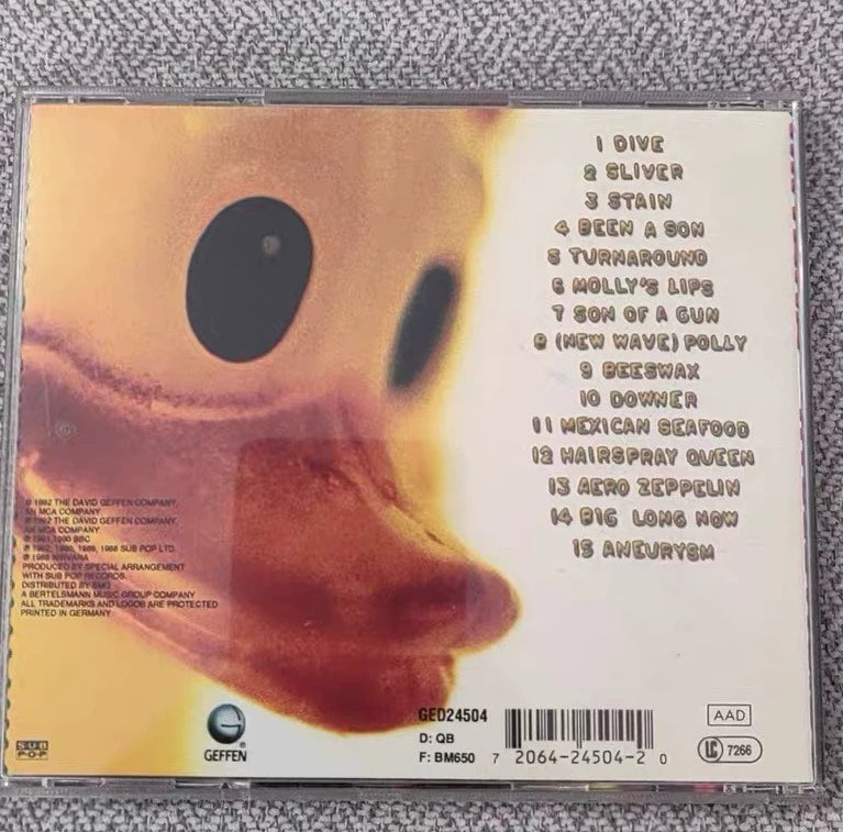 Nirvana – Incesticide – German Geffen CD – actual item photograph 2