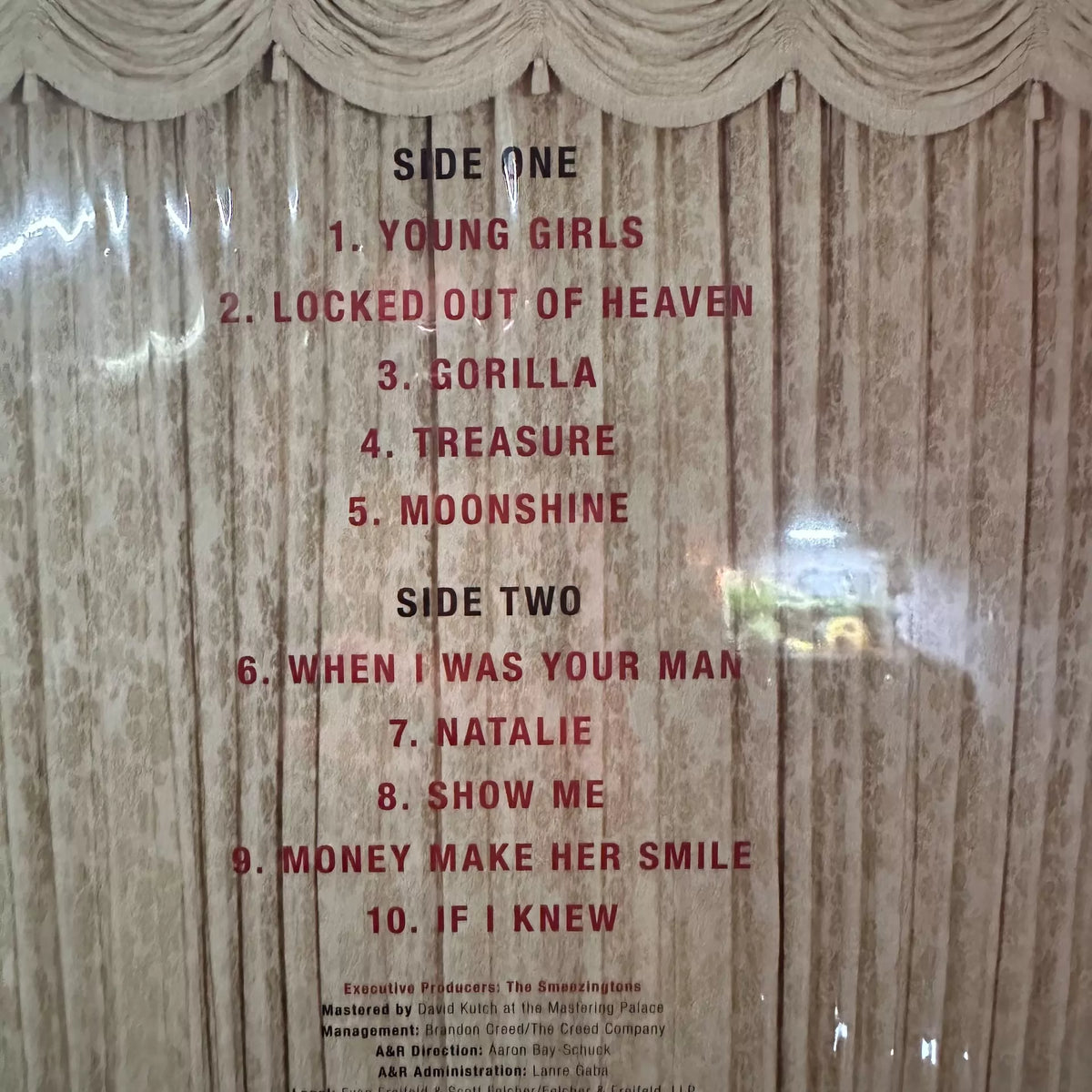 Bruno Mars – Unorthodox Jukebox; actual item detail