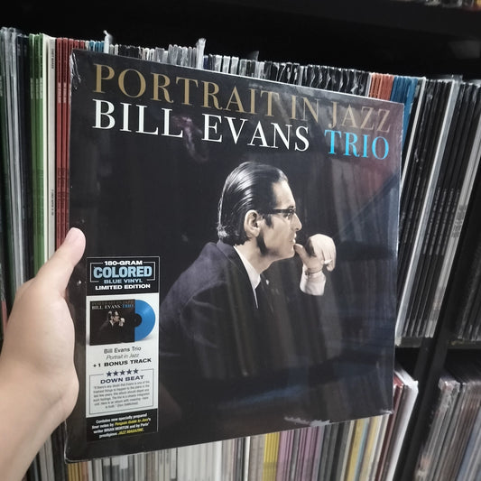 Bill Evans Trio – Portrait in Jazz Limited Blue Vinyl LP — front view