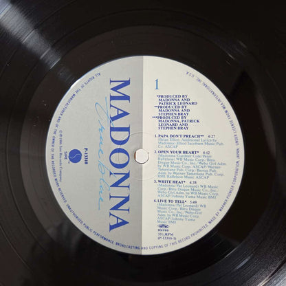 Madonna – True Blue – Japanese Vinyl LP – actual copy