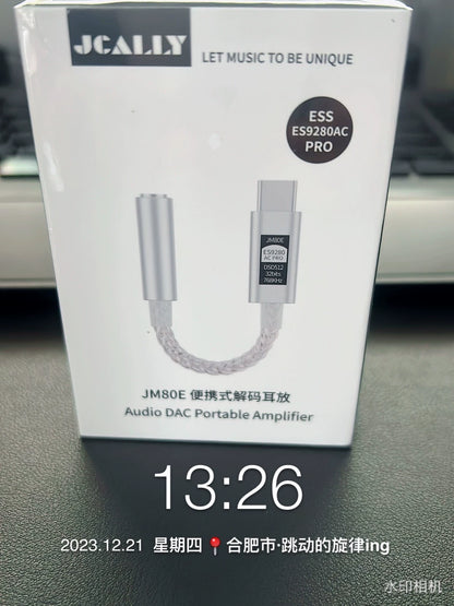 JCALLY JM80E Portable USB DAC & Headphone Amplifier