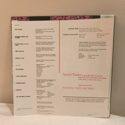Starship – No Protection (1987 Japan LP with Poster)