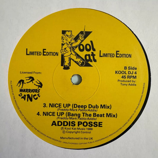 Addis Posse – Nice Up – Garage House Vinyl