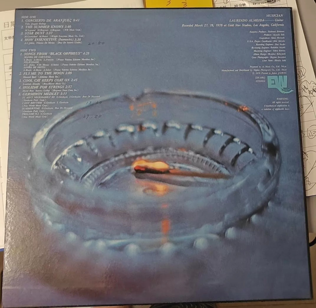 Laurindo Almeida – Concerto de Aranjuez – 1976 Japanese ECM Vinyl LP — product detail 2