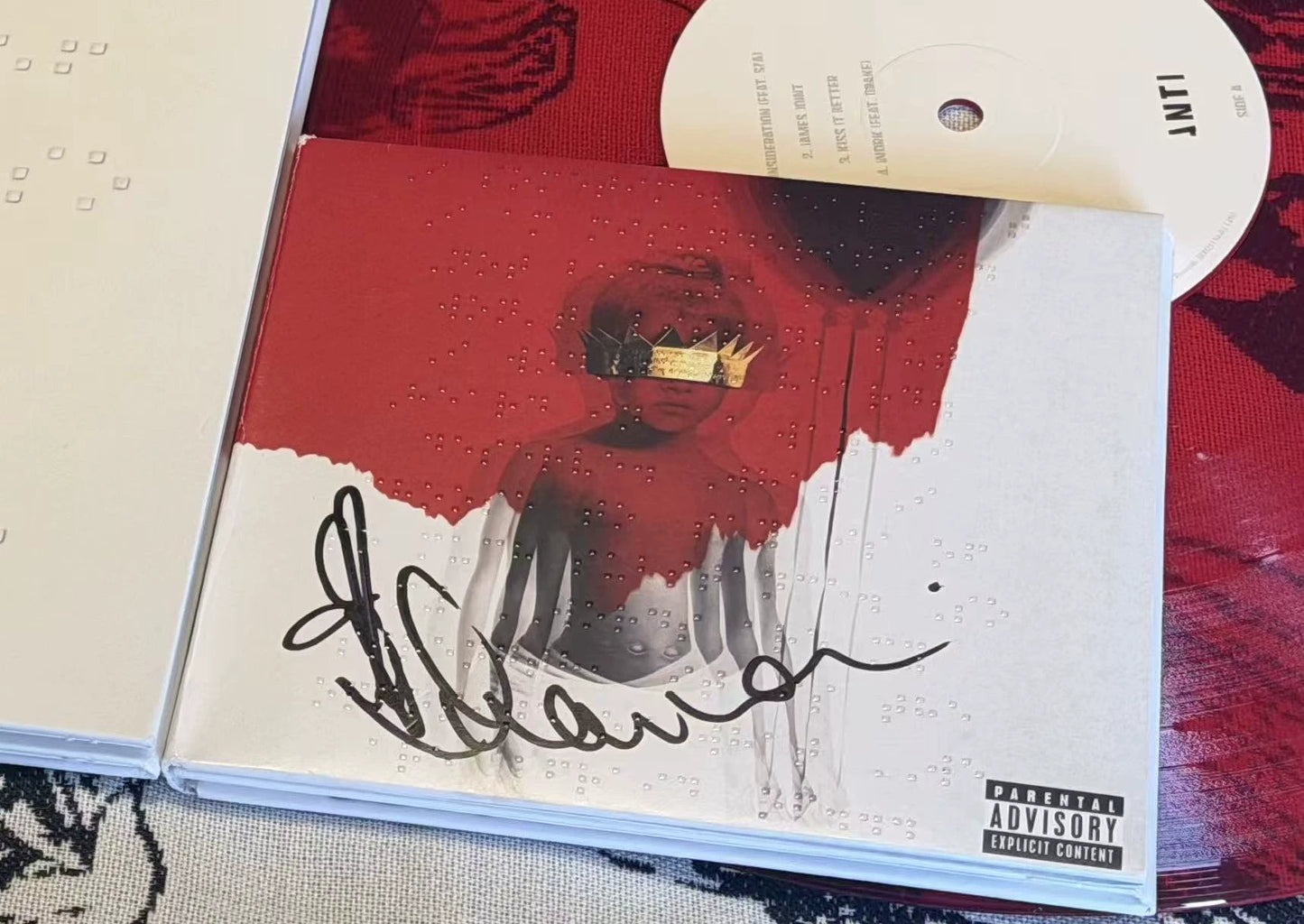 Rihanna – ANTI Signed Vinyl with Video Provenance