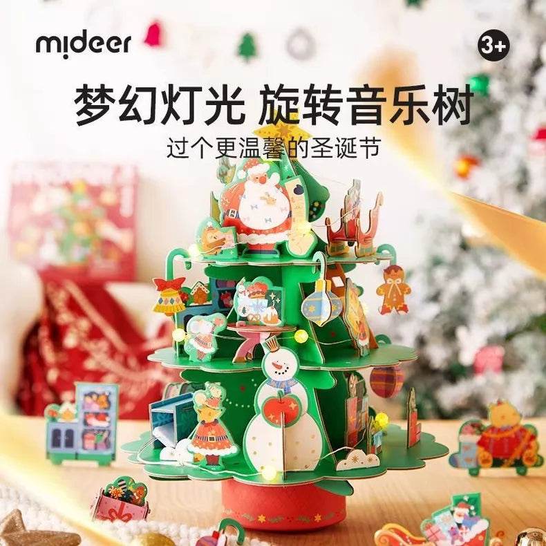 Mideer – Christmas Tree 3D Puzzle Music Box