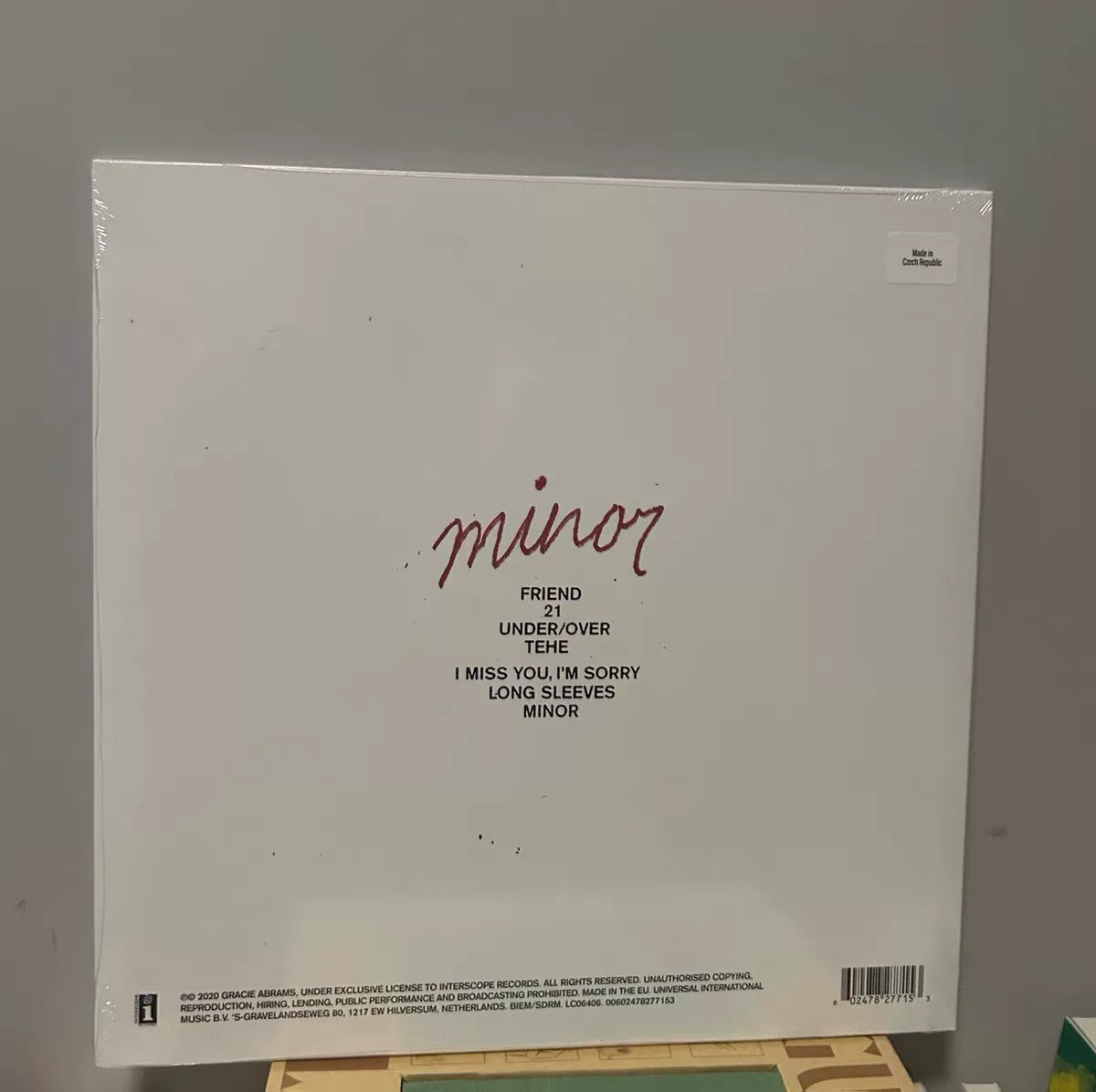 Gracie Abrams – Minor – 5th Anniversary Red Vinyl