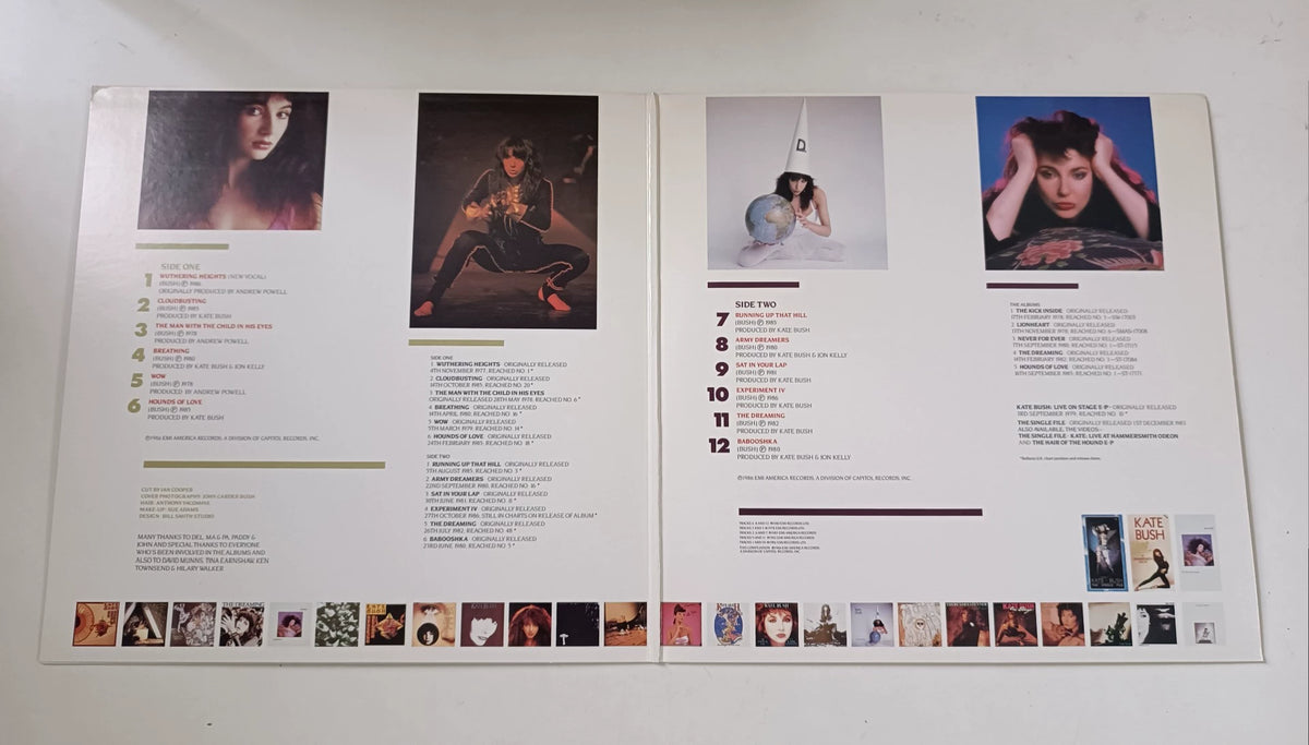 Kate Bush – The Whole Story – US Vinyl LP, Opened – detail 2