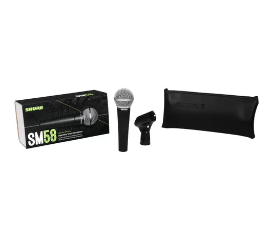 Shure SM58S Dynamic Microphone, Opened Packaging – photo 1
