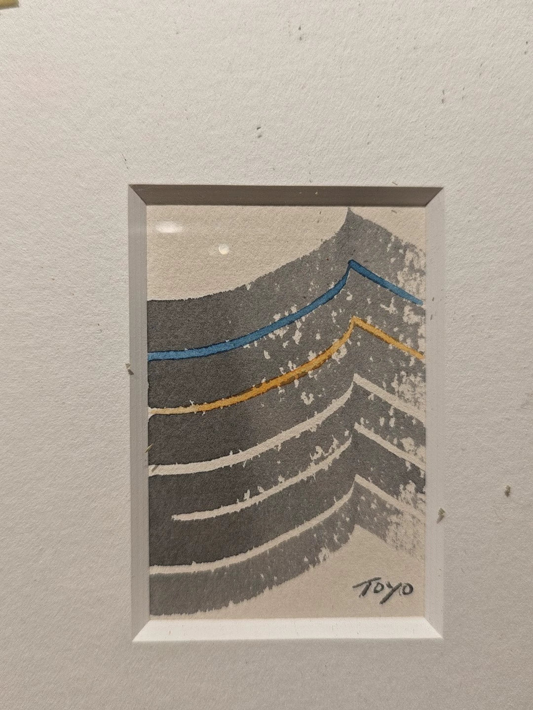 Toyo – Small Abstract Landscape, Framed Print