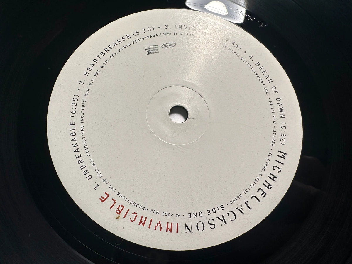 Michael Jackson – Invincible US White-Label Promo Vinyl 2LP — product detail 4
