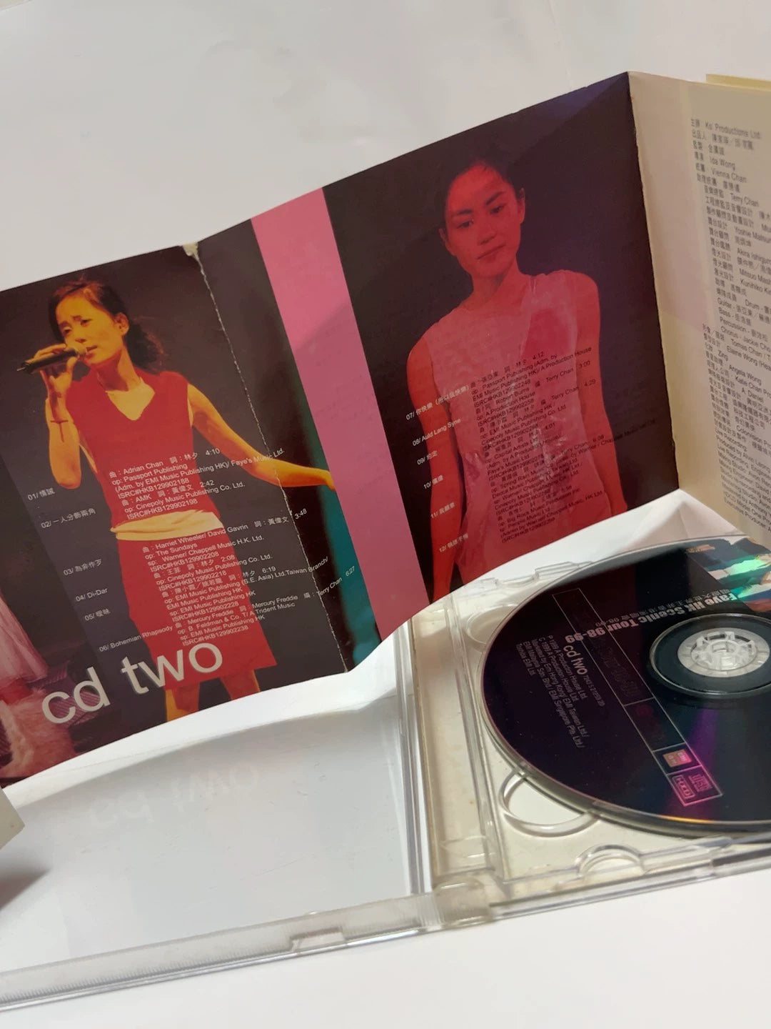 Faye Wong – Hong Kong Concert 98–99 – Hong Kong 2CD
