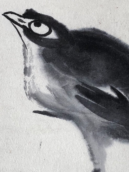 Zhu Da “Bird” Fine Art Reproduction on Xuan Paper