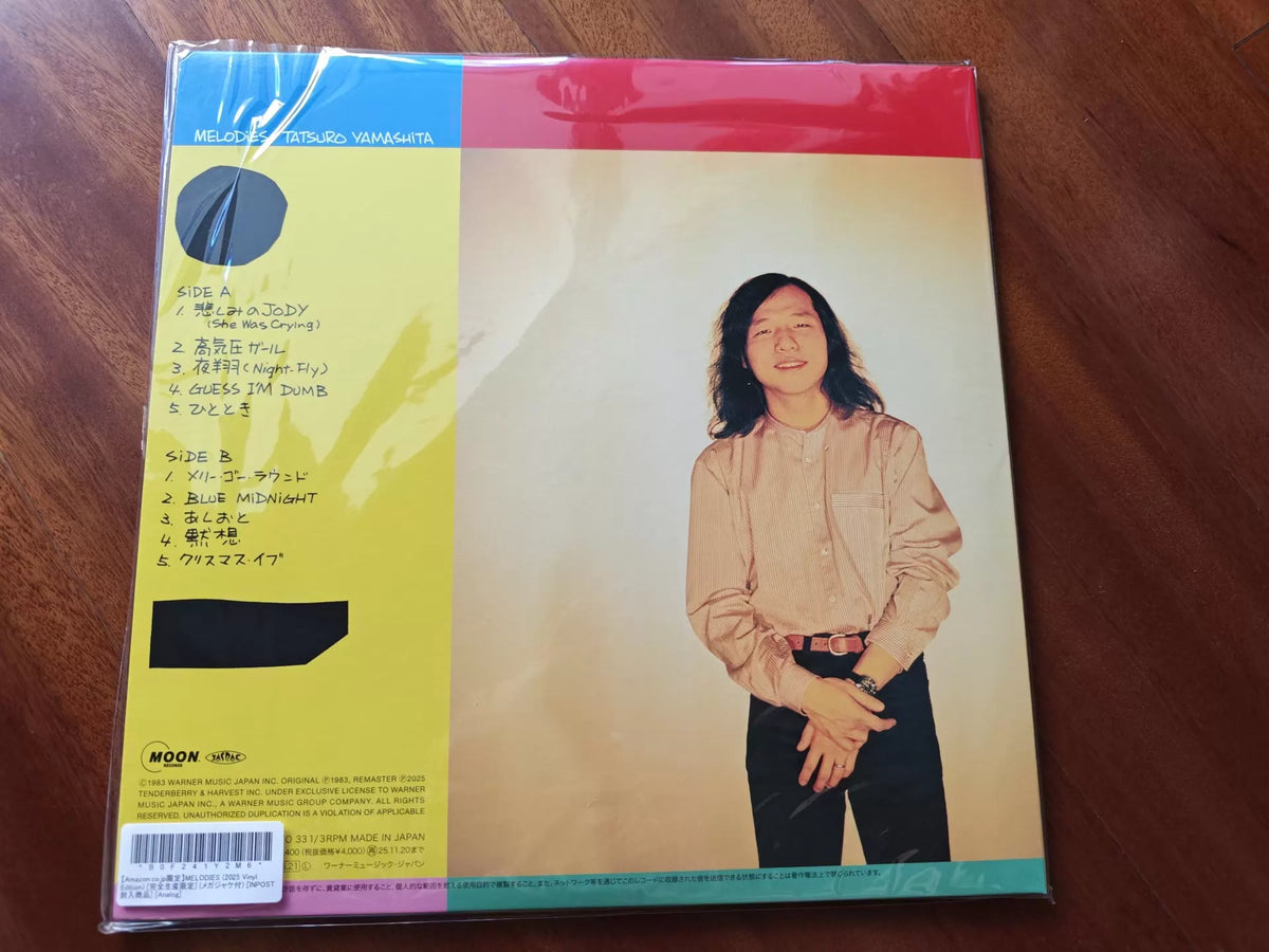 Tatsuro Yamashita – Melodies – 2025 Japanese 180g Vinyl LP