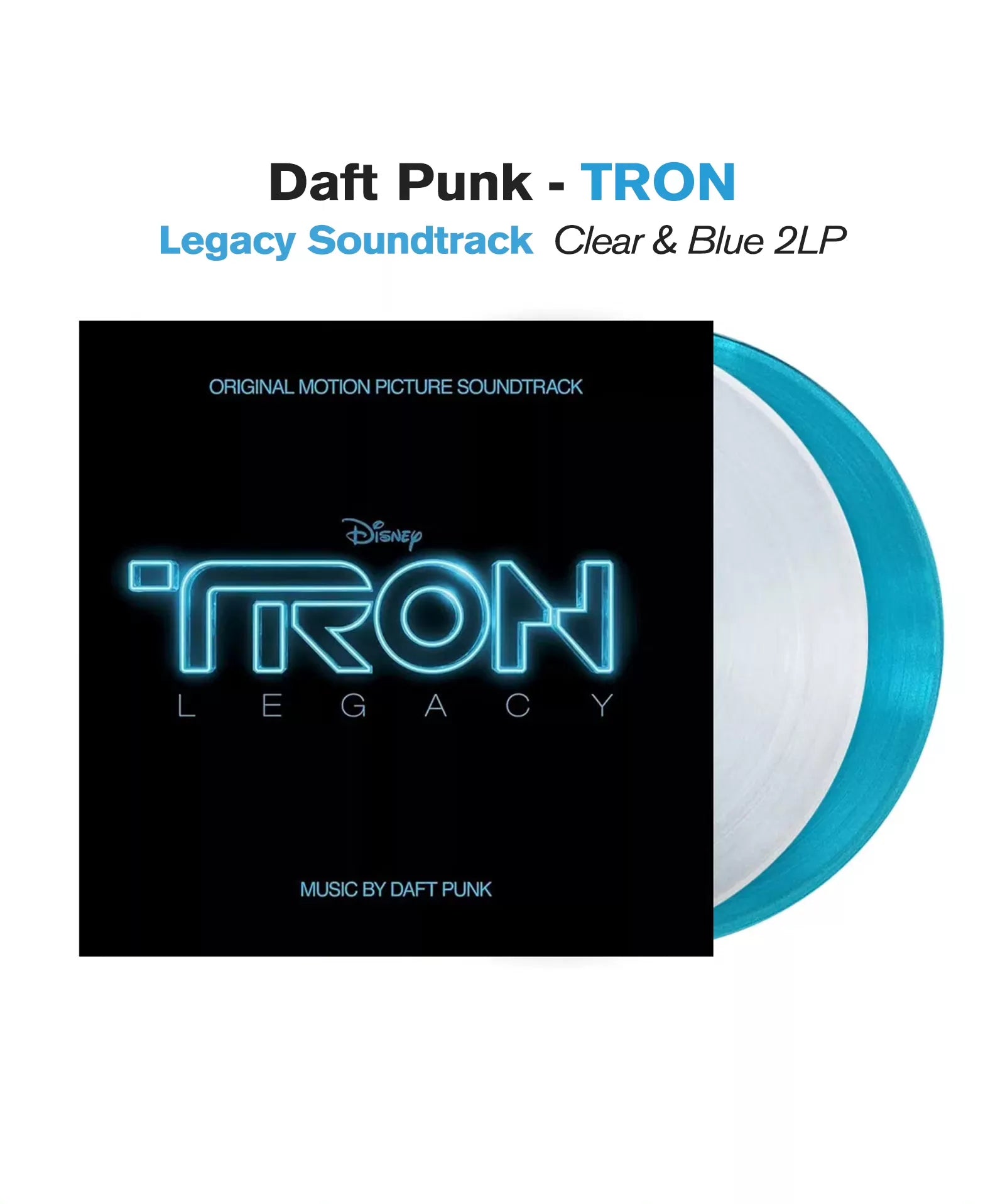 Daft Punk – TRON: Legacy – Clear & Blue Vinyl (2LP)
