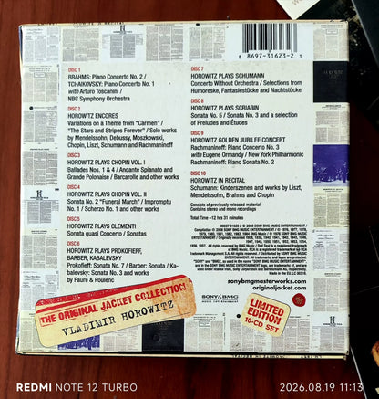 Vladimir Horowitz – The Original Jacket Collection 10CD Box Set
