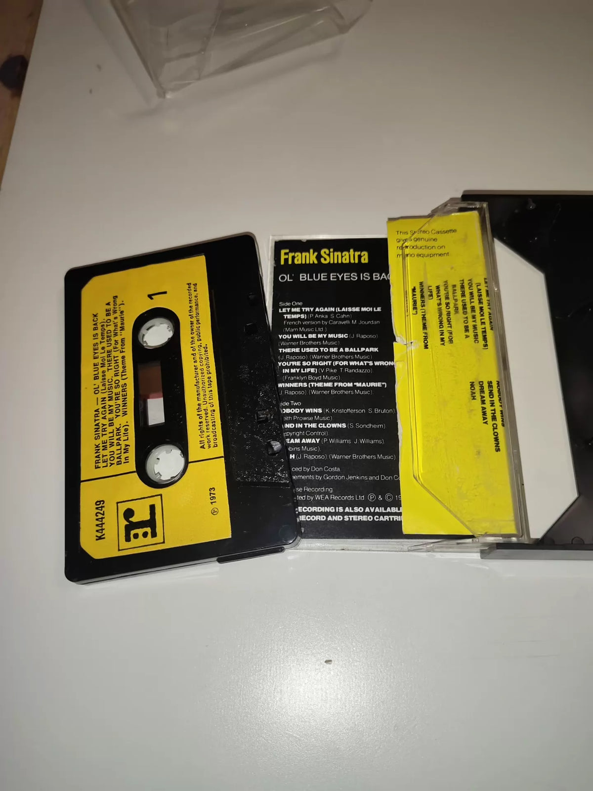 Frank Sinatra – Ol' Blue Eyes Is Back (Cassette) – photo 4