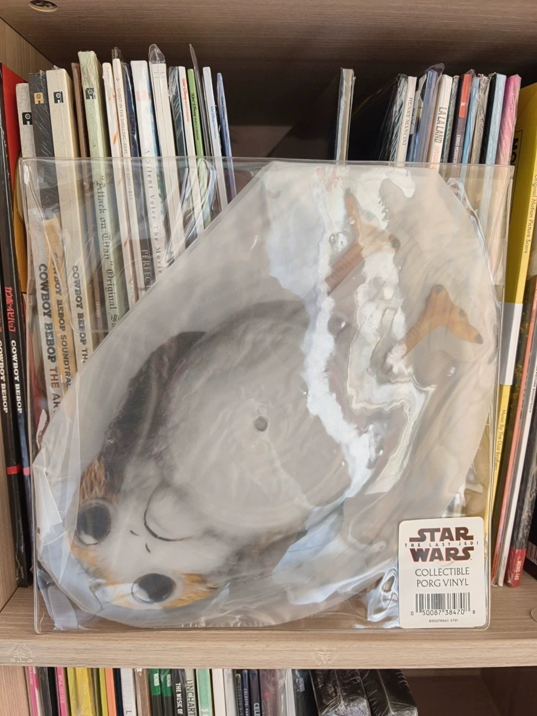 John Williams – Star Wars: The Last Jedi – Porg Shaped Picture Disc – actual item photograph 1