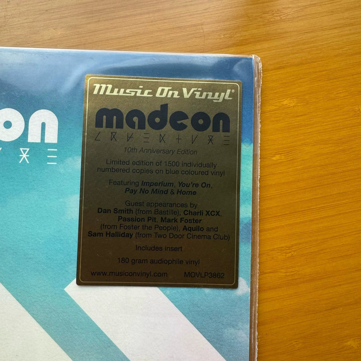 Madeon – Adventure – Numbered Blue Vinyl LP (MOV, 1,500 Copies) – image 3