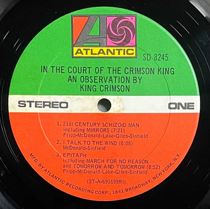 King Crimson – In the Court of the Crimson King 1969 US First-Press Vinyl LP — product detail 4