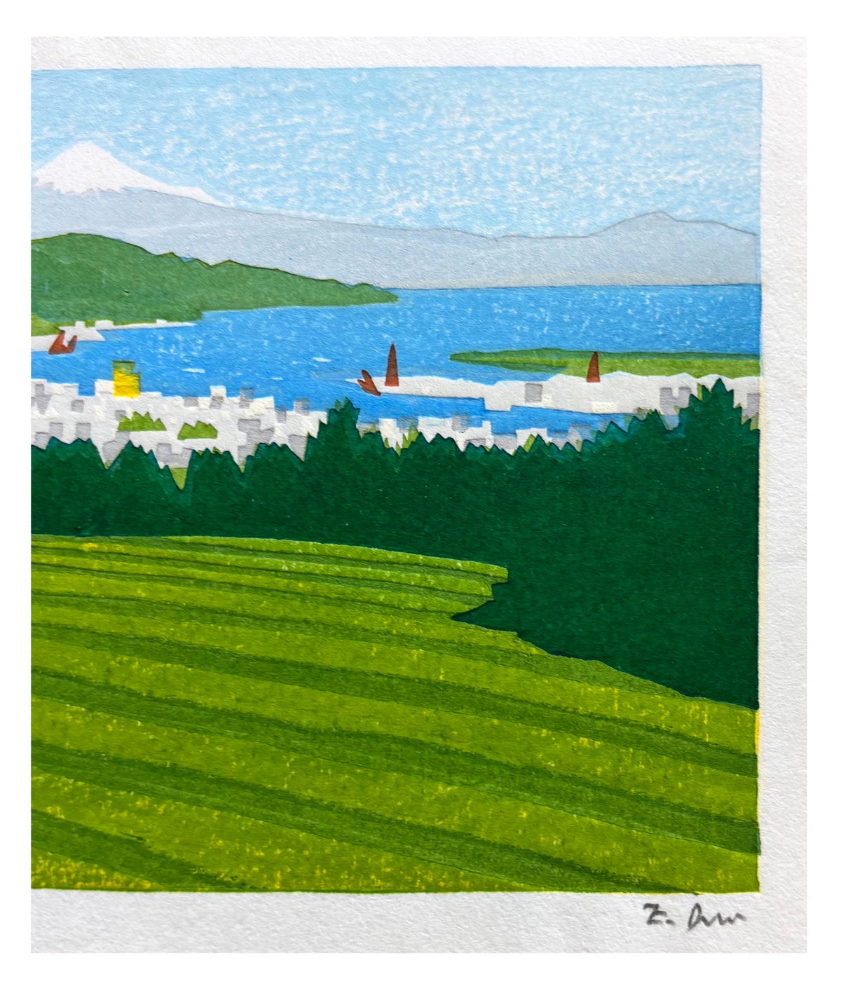 Eiji Ino – Mount Fuji from Nihondaira – Print — product detail 4