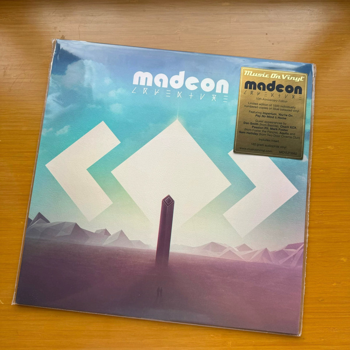 Madeon – Adventure – Numbered Blue Vinyl LP (MOV, 1,500 Copies)