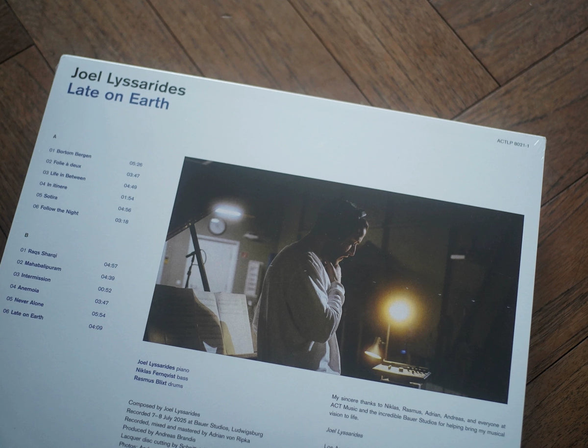 Joel Lyssarides – Late on Earth Limited Green Vinyl LP No. 71 — product detail 5