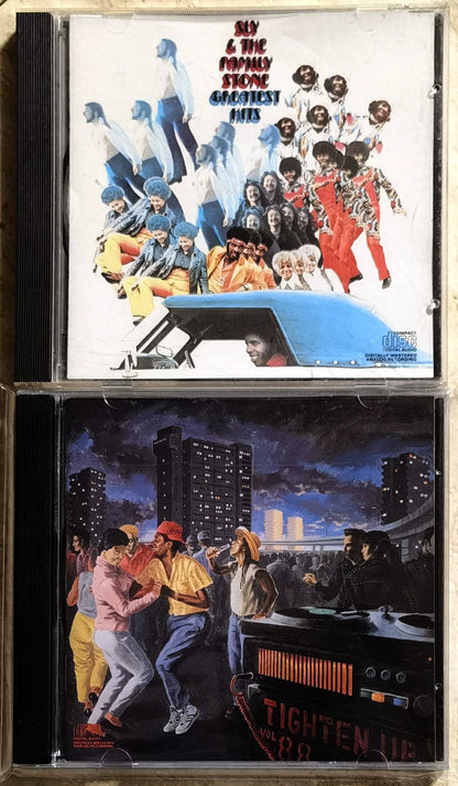 Sly & the Family Stone / Big Audio Dynamite – Greatest Hits + Tighten Up Vol. 88 – US 2CD Bundle