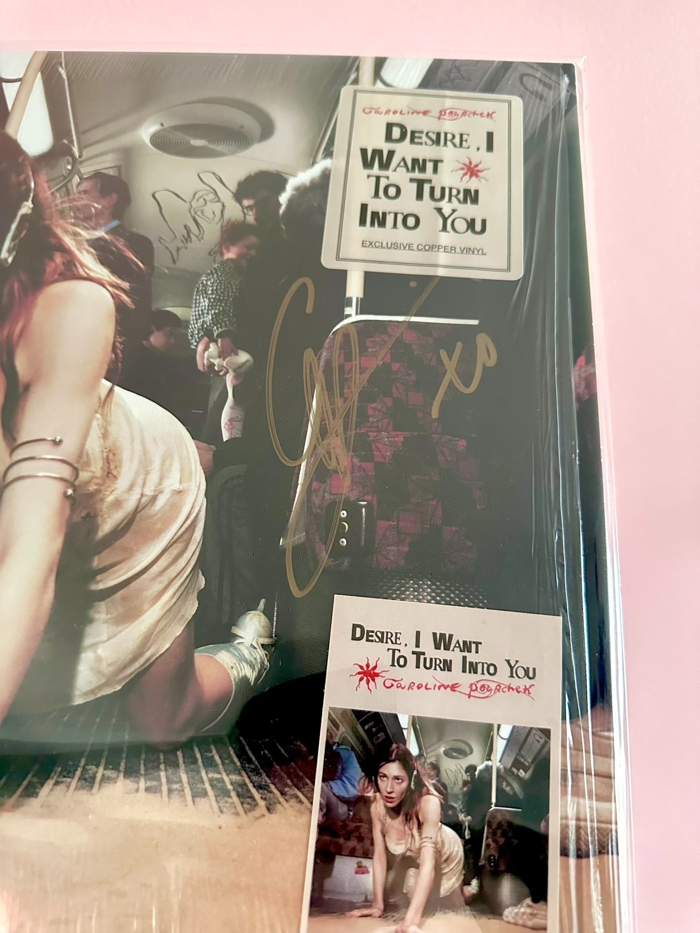 Caroline Polachek – Desire, I Want to Turn Into You Signed Bronze Vinyl