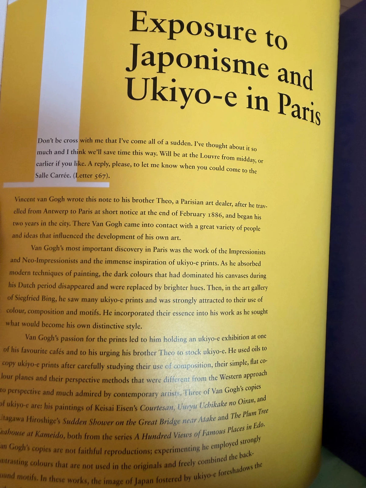 Van Gogh & Japan – Exhibition Art Book – actual item photograph 9