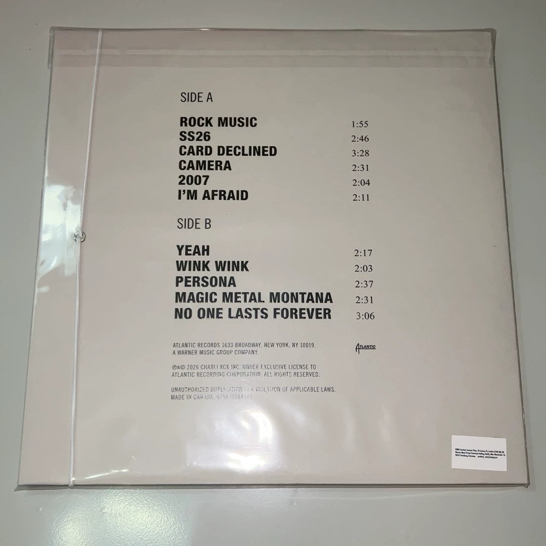 Charli xcx – Music, Fashion, Film (Store Exclusive Baby Blue LP)