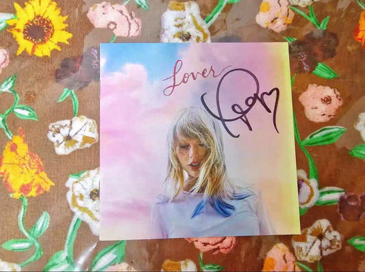 Taylor Swift – Lover – Signed Cover Artwork with Heart